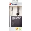 Verbatim 49144 video kabeļa adapteris 1,5 m USB Type-C HDMI melns, sudrabains