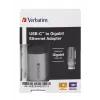 Verbatim 49146 klēpjdatora dokstacija/portu replikators USB 3.2 Gen 1 (3.1 Gen 1) Type-C melns, sudrabains