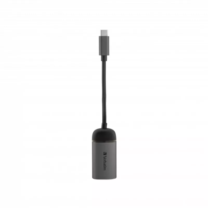 Verbatim 49146 klēpjdatora dokstacija/portu replikators USB 3.2 Gen 1 (3.1 Gen 1) Type-C melns, sudrabains