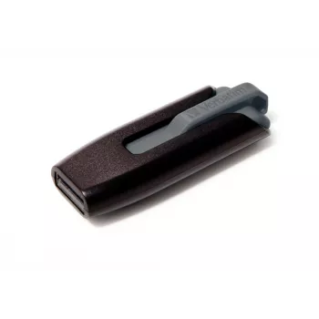 Verbatim V3 - USB 3.0 atmiņas ierīce 64 GB - melna, 64 GB, USB Type-A, 3.2 Gen 1 (3.1 Gen 1), bez vāciņa, melna, pelēka