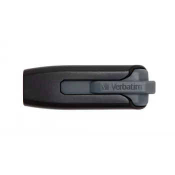 Verbatim V3 - USB 3.0 disks 128 GB - Melns, 128 GB, USB Type-A, 3.2 Gen 1 (3.1 Gen 1), 80 MB/s, Slide, Melns