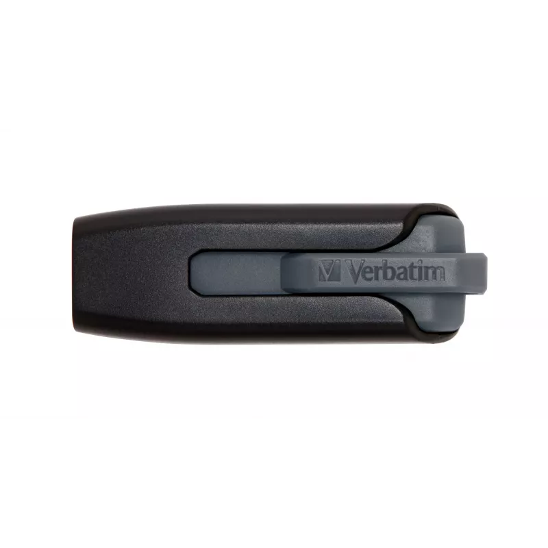 Verbatim V3 - USB 3.0 disks 128 GB - Melns, 128 GB, USB Type-A, 3.2 Gen 1 (3.1 Gen 1), 80 MB/s, Slide, Melns