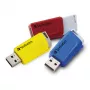 Verbatim Store 'n' Click - USB 2.0 Drive 3.2 GEN1 - 3x16 GB - sarkana/zila/dzeltena