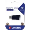 Verbatim Store 'n' Click - USB 2.0 Drive 3.2 GEN1 da 32 GB - Melns