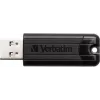Verbatim PinStripe 3.0 - USB 3.0 disks 128 GB – melns