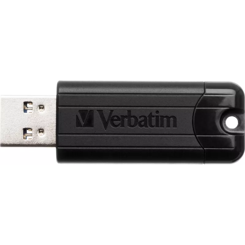 Verbatim PinStripe 3.0 - USB 3.0 disks 128 GB – melns