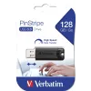 Verbatim PinStripe 3.0 - USB 3.0 disks 128 GB – melns