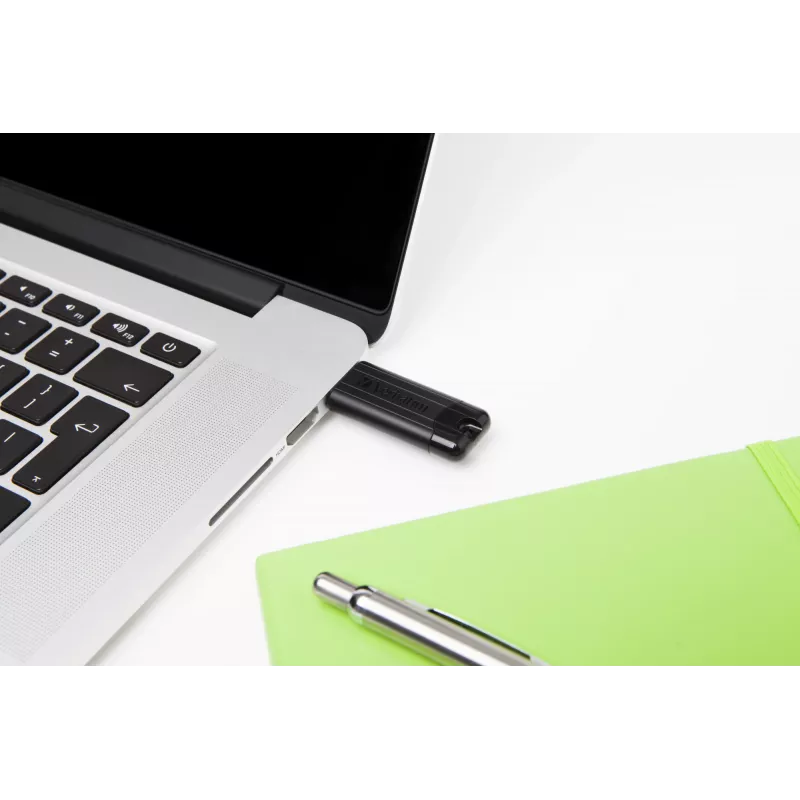 Verbatim PinStripe 3.0 - USB 3.0 disks 128 GB – melns