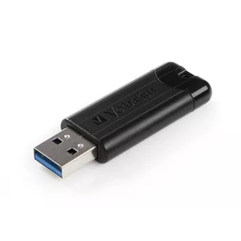 Verbatim PinStripe 3.0 - USB 3.0 disks 256 GB – melns, 256 GB, USB Type-A, 3.2 Gen 1 (3.1 Gen 1), Slide, 7 g, melns