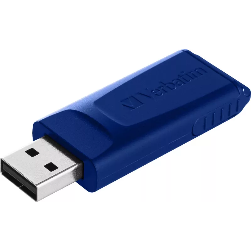 Verbatim Slider - USB diskdzinis - 2x32 GB - zils/sarkans, 32 GB, USB Type-A, 2.0, bīdāms, 8 g, zils, sarkans