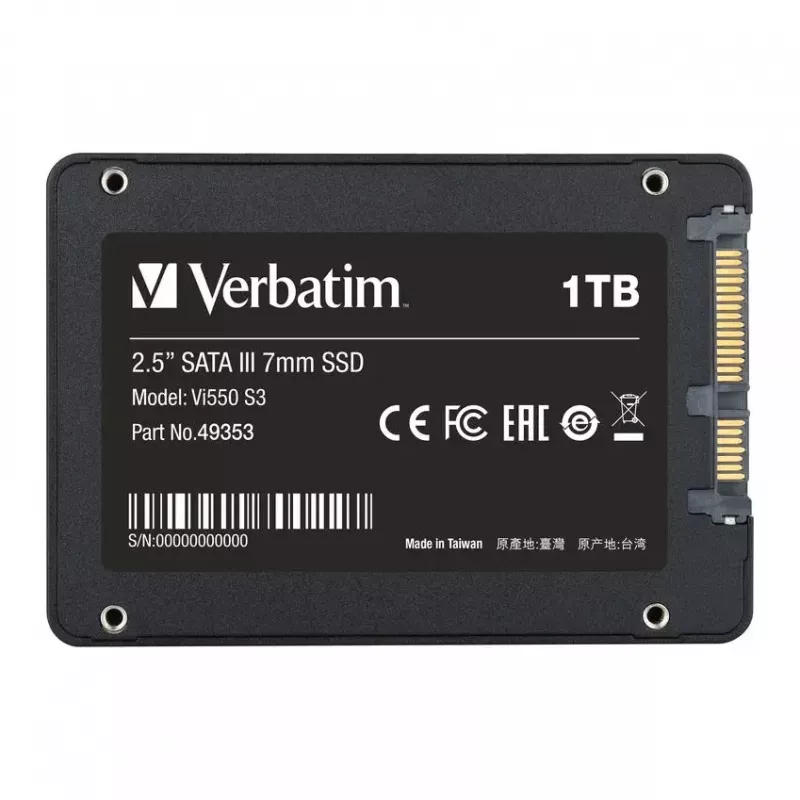 SSD disks Verbatim 1TB 2,5 collas SATA Vi550 S3