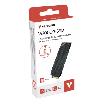 Verbatim Vi7000G PCIe NVMe M.2 SSD 2TB The Ultimate Gaming Solution