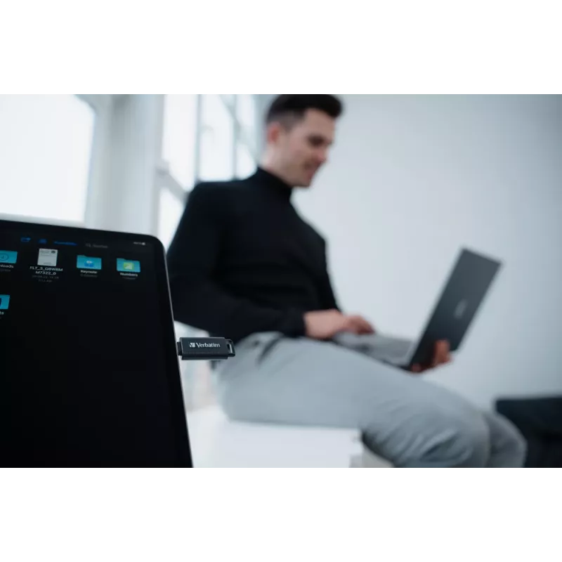 Verbatim Store 'n' Go USB zibatmiņa 64 GB USB Type-C 3.2 Gen 1 (3.1 Gen 1) Melns