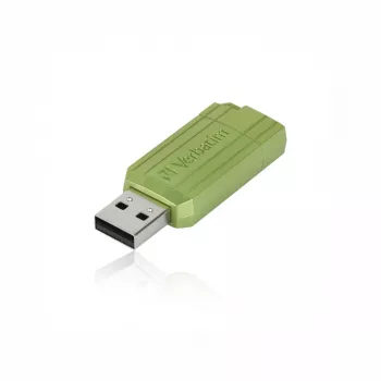 Verbatim PinStripe USB zibatmiņa 128 GB USB Type-A 2.0 zaļa