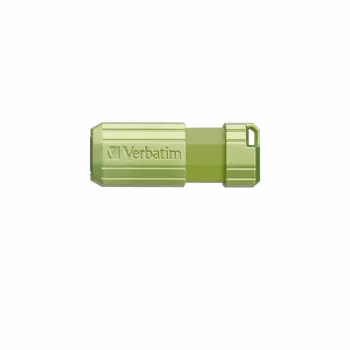 Verbatim PinStripe USB zibatmiņa 128 GB USB Type-A 2.0 zaļa