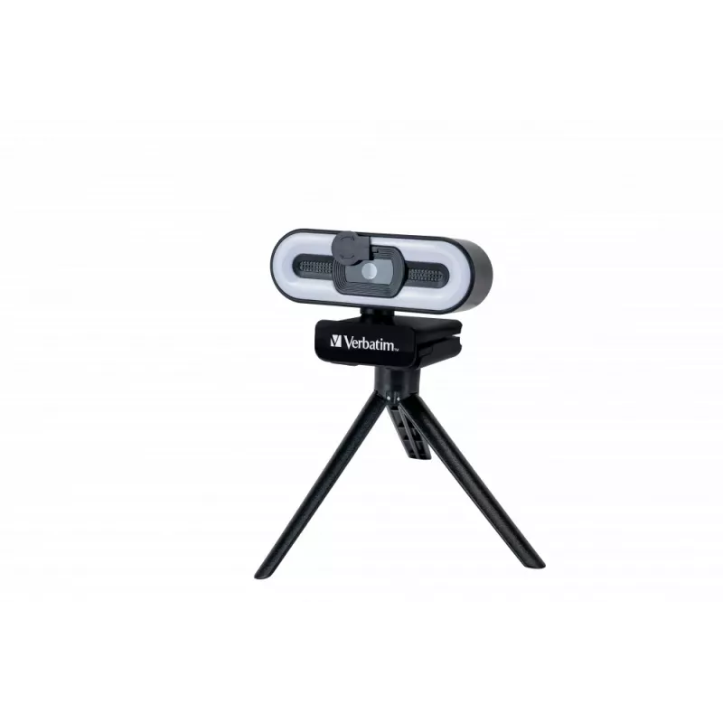 Verbatim 49579 tīmekļa kamera 1920 x 1080 pikseļi USB 2.0 Melna