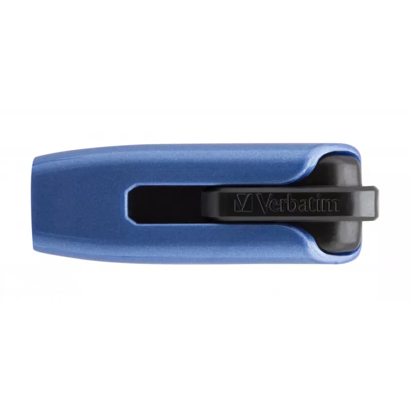 Verbatim V3 MAX - USB 3.0 disks 64 GB - zils, 64 GB, USB Type-A, 3.2 Gen 1 (3.1 Gen 1), Slide, 10 g, zils