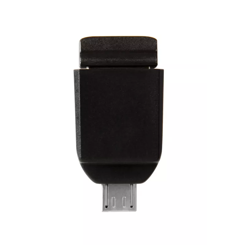 Verbatim Nano - USB 2.0 disks ar Micro USB adapteri, 32 GB - melns