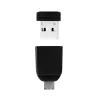 Verbatim Nano - USB 2.0 disks ar Micro USB adapteri, 32 GB - melns