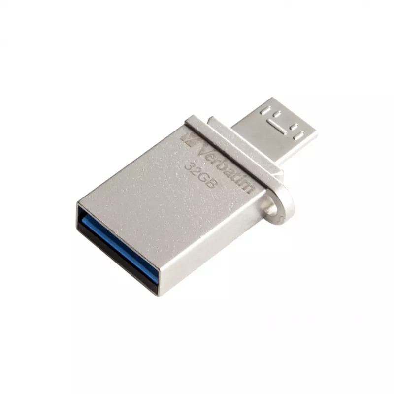 Verbatim Store 'n' Go OTG Micro USB zibatmiņa 32 GB USB Type-A / Micro-USB 3.2 Gen 1 (3.1 Gen 1) Sudraba