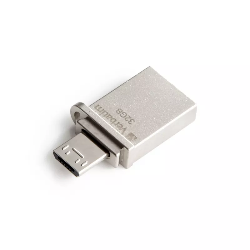 Verbatim Store 'n' Go OTG Micro USB zibatmiņa 32 GB USB Type-A / Micro-USB 3.2 Gen 1 (3.1 Gen 1) Sudraba