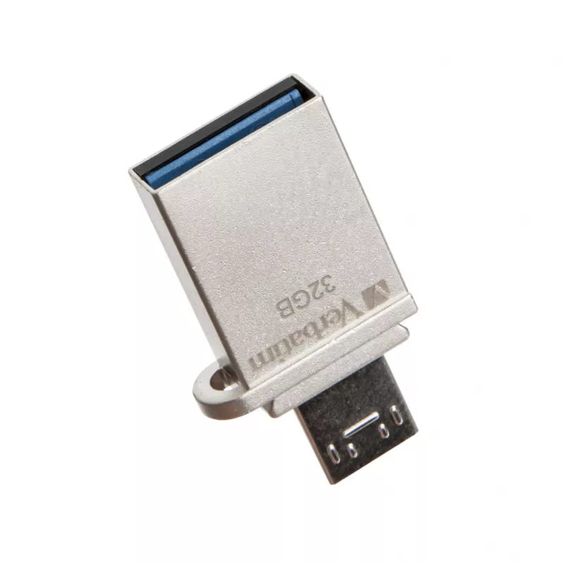 Verbatim Store 'n' Go OTG Micro USB zibatmiņa 32 GB USB Type-A / Micro-USB 3.2 Gen 1 (3.1 Gen 1) Sudraba