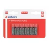 Verbatim AAA sārma baterijas, 1,5 V, 10 gab. Verbatim melna / V49874