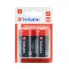 Verbatim D sārma baterijas, vienreizējās lietošanas baterija, sārma, 1.5 V, 2 gab., daudzkrāsaina, 34.2 mm