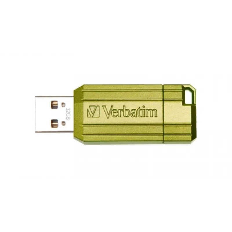 Verbatim Store 'n' Go PinStripe USB 2.0 zibatmiņa 32 GB, eikalipta zaļa