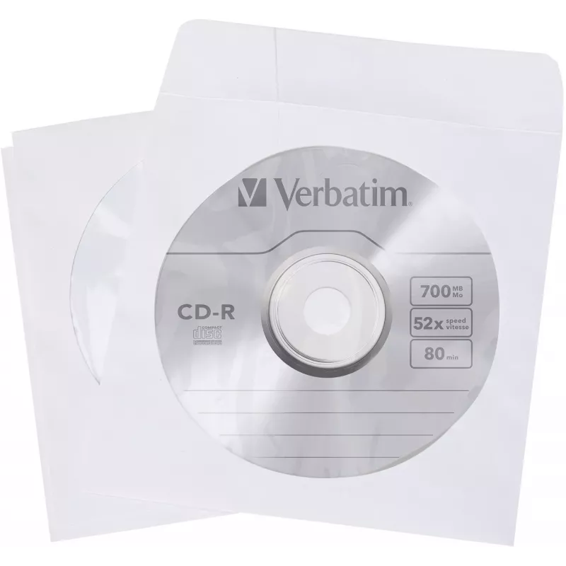 Verbatim CD uzmavas 50 gab. iepakojumā