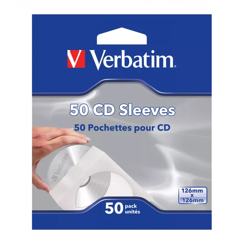 Verbatim CD uzmavas 50 gab. iepakojumā