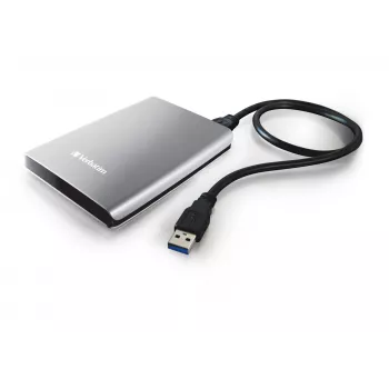 Verbatim Store 'n' Go USB 3.0 portatīvais cietais disks 1TB sudraba