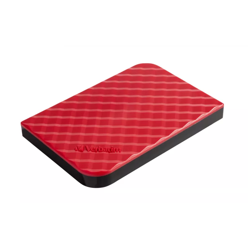 Verbatim Store 'n' Go USB 3.0 ārējais cietais disks 1TB sarkanā krāsā, 1 TB, 3.2 Gen 1 (3.1 Gen 1), 5400 RPM, sarkans