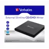 Verbatim External Slimline CD/DVD Writer optiskais diskdzinis DVD±RW melns