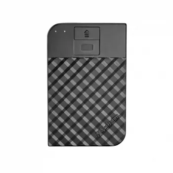 Verbatim Fingerprint Secure Portable Hard Drive 2TB, 2 TB, 3.2 Gen 1 (3.1 Gen 1), Melns
