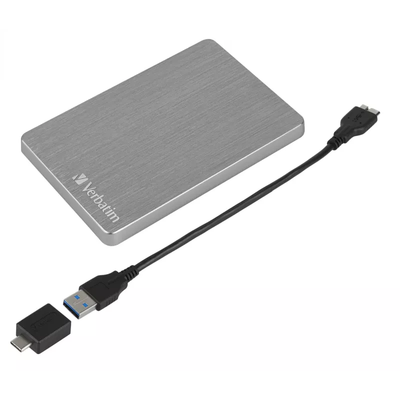 Verbatim Store 'n' Go ALU plāns Pārnēsājamais cietais disks 1 TB, kosmosa pelēks