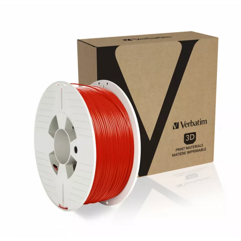 Verbatim 55053 3D drukas materiāls Polietilēntereftalāta Glikols (PETG) Sarkans 1 kg