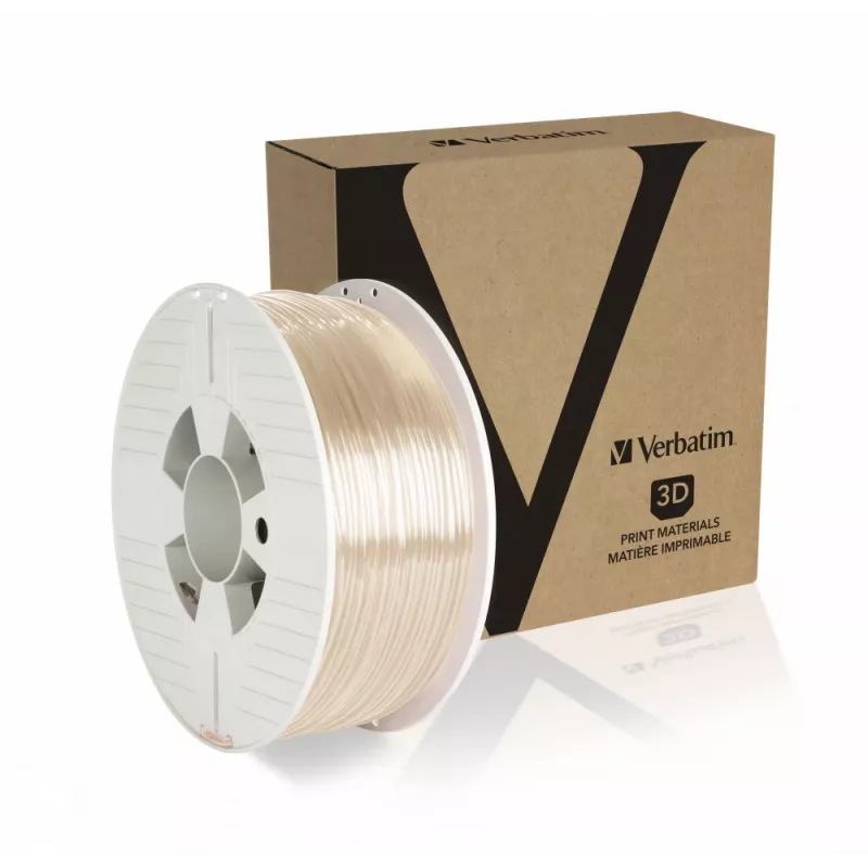 Verbatim 55059 3D drukas materiāls polietilēntereftalāta glikols (PETG) caurspīdīgs 1 kg