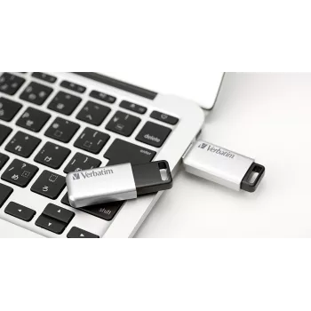 Verbatim Secure Pro - USB 3.0 disks 16 GB - sudraba