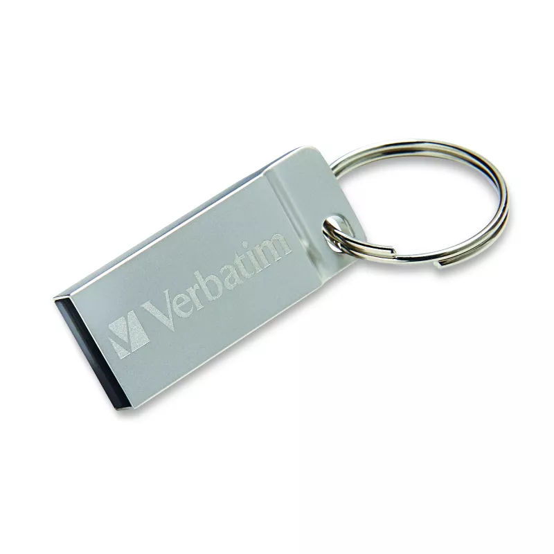 USB zibatmiņa VERBATIM Metal Executive 16 GB, USB 2.0 Type-A, sudrabota, bez vāciņa