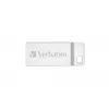 USB zibatmiņa VERBATIM Metal Executive 16 GB, USB 2.0 Type-A, sudrabota, bez vāciņa