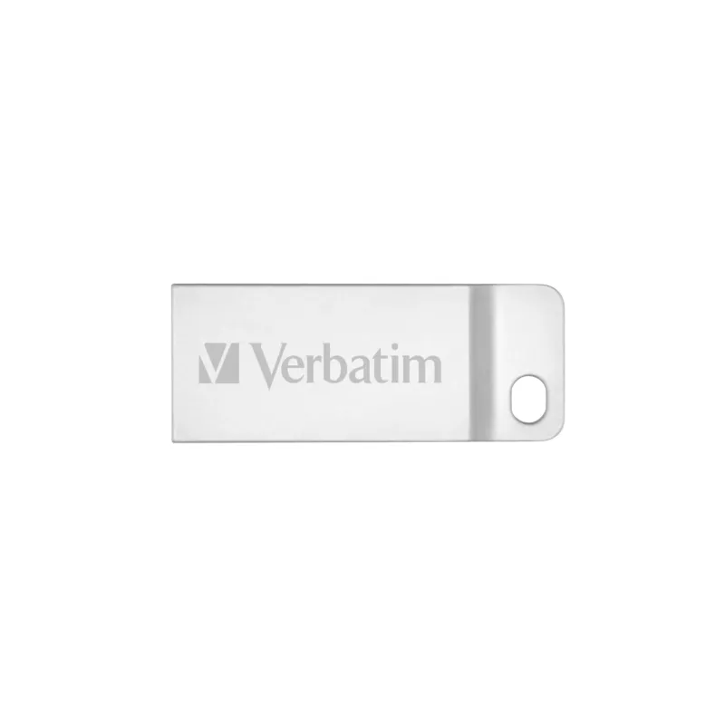 USB zibatmiņa VERBATIM Metal Executive 16 GB, USB 2.0 Type-A, sudrabota, bez vāciņa