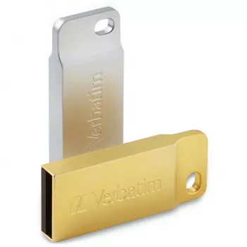 Verbatim Metal Executive - USB disks 64 GB - sudraba krāsa, 64 GB, USB Type-A, 2.0, bez vāciņa, 3,6 g, sudraba krāsa