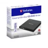 Verbatim Slimline CD/DVD optiskais diskdzinis DVD-RW melns