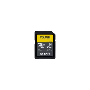 SDXC atmiņas karte Sony SF-M128T 128 GB UHS-II U3 V30 Class 10 — 277/150 MB/s, triecienizturīga, ūdensizturīga