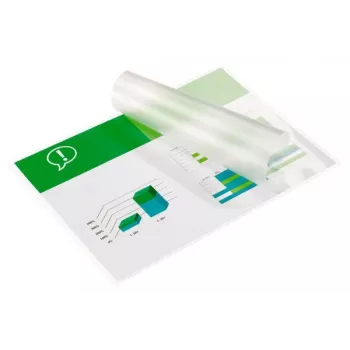 GBC laminēšanas plēves A4 100 mikroni, glancēta, caurspīdīga, A4, 216 mm, 303 mm, 100 gab.