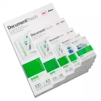 GBC Laminēšanas plēve A2 125 mikroni, spīdīga, caurspīdīga, A2, 50 gab., 459 mm, 625 mm