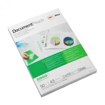 GBC Laminēšanas plēves kabata A3 75 mikroni, spīdīga, caurspīdīga, A3, 303 mm, 0,15 mm, 426 mm