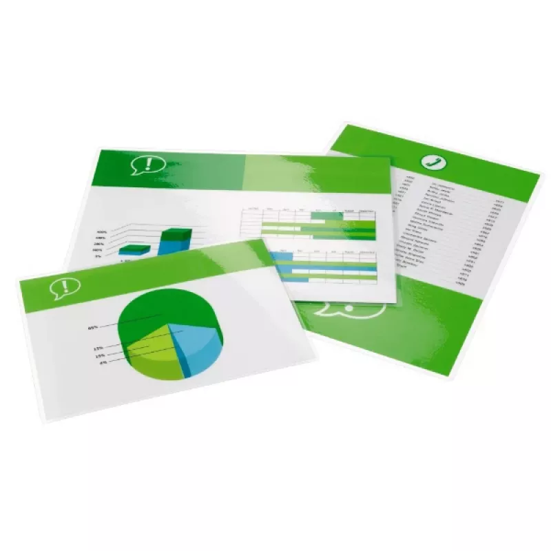 GBC Laminēšanas plēve A4 75 mikroni, spīdīga, caurspīdīga, A4, 248 mm, 333 mm, 1 mm