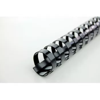 GBC CombBind iesiešanas ķemmes 19mm A4 21R, melnas, 180 loksnes, polivinilhlorīds (PVC), A4, 1,9 cm, 990 g